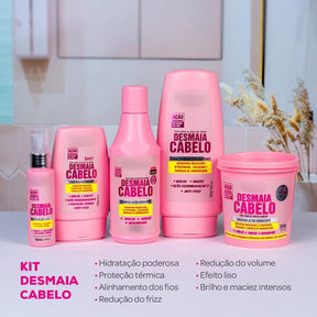 Kit Desmaia Cabelo Completo + Brinde Escova Desmaia Cabelo