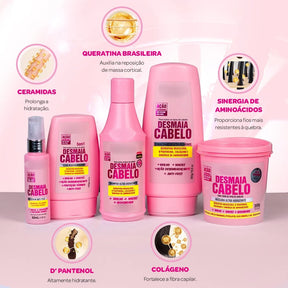 Kit Desmaia Cabelo Completo + Brinde Escova Desmaia Cabelo