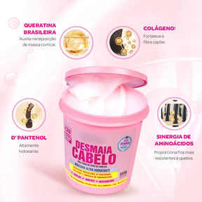 Kit Desmaia Cabelo Completo + Brinde Escova Desmaia Cabelo